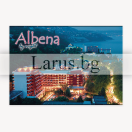 Пощенска картичка Албена нощен изглед 1-AL-0041