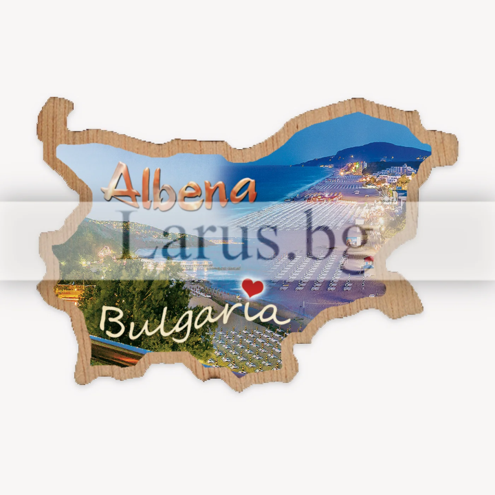 Магнитен сувенир Албена фотокарта 12-mdAL-0011