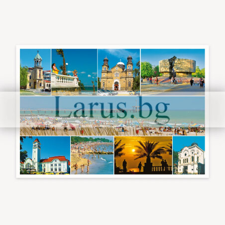 Пощенска картичка Бургас | 1-BS-0076