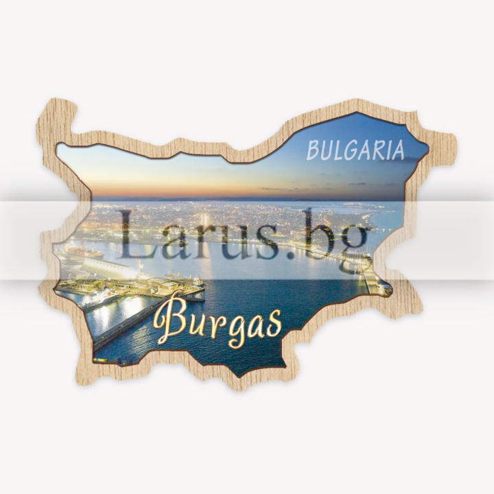 Дървен сувенир Бургас 0036 12-mdBS-0036