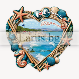 Магнитен сувенир Бургас MDF 12-mdBS-0053