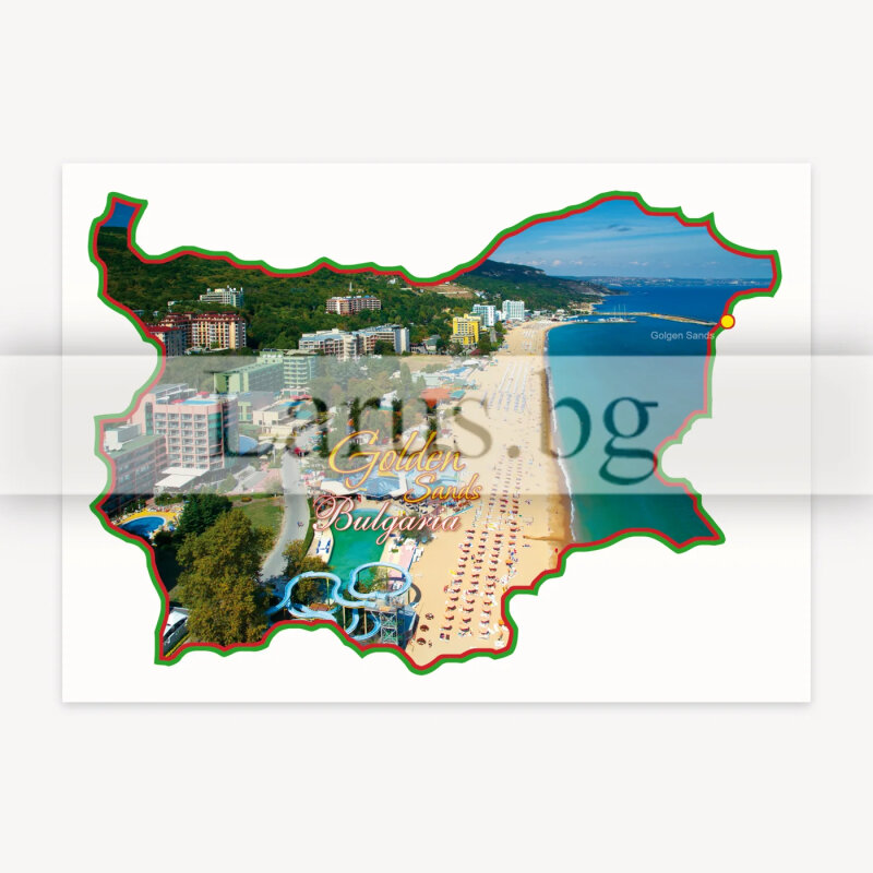 Пощенска картичка Златни пясъци | 1-GS-0296