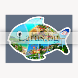 Сувенир рибка Златни пясъци - България