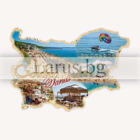 Магнитен сувенир Златни пясъци | 12-mhGS-0070