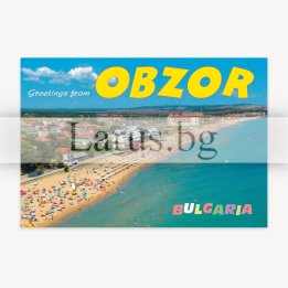 Пощенска картичка Обзор - Летен спомен от България
