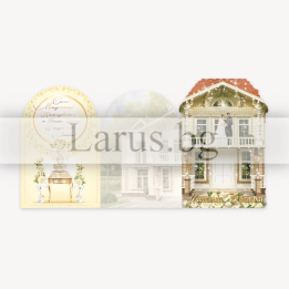 Поздравителна картичка за сватба ,,На крилете на щастието" -ПД 0491 1-PD-0491