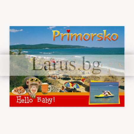 Пощенска картичка Приморско - Хумористична | 1-PR-0026