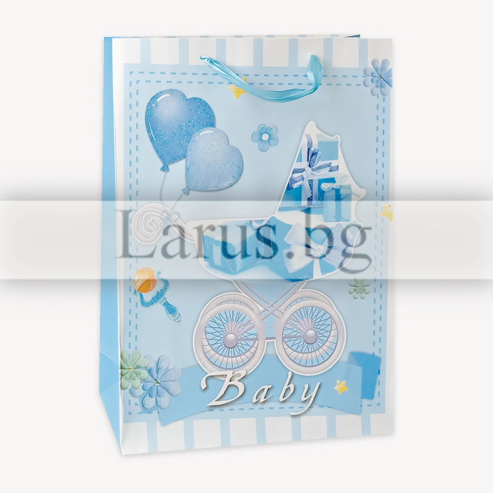 Подаръчна торбичка за бебе - Baby 31х44 см