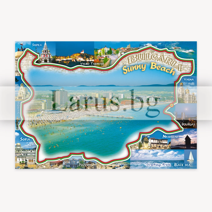 Пощенска картичка Слънчев Бряг 1-SB-0526