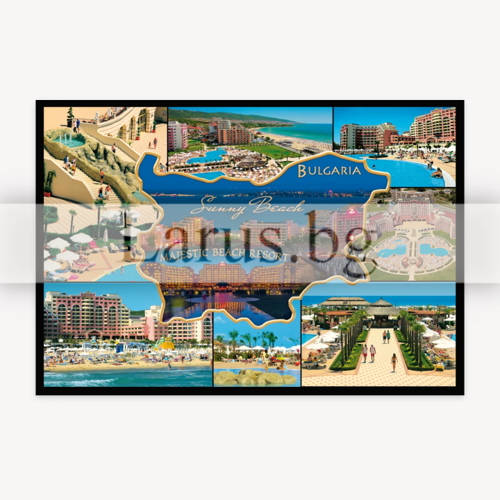 Пощенска картичка Слънчев Бряг - Majestic Beach Resort | 1-SB-0707