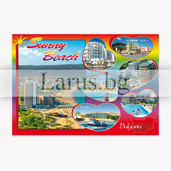 Пощенска картичка Слънчев Бряг 1-SB-0724