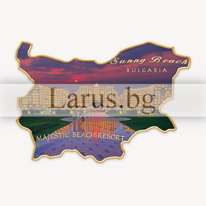 Магнитен сувенир Слънчев бряг - Majestic Beach Resort