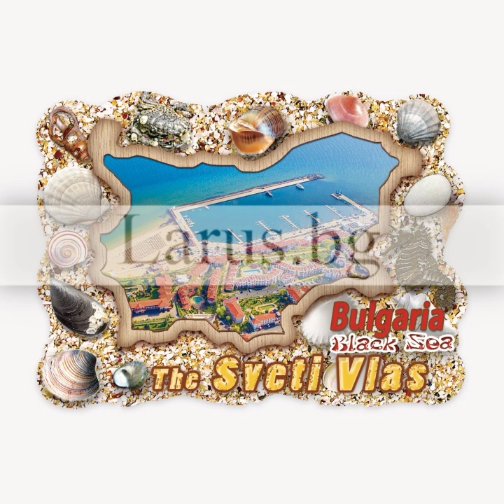 Магнитен сувенир Св. Влас 12-mdVL-0018
