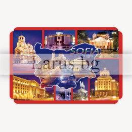 Магнитен сувенир София MDF 12-mdSO-0006