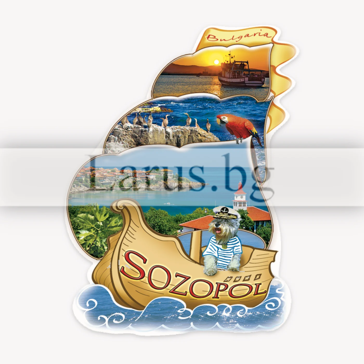 Магнитен сувенир Созопол-Щанца 12-mhSZ-0022