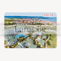 Wooden magnet Ravda - plaque
