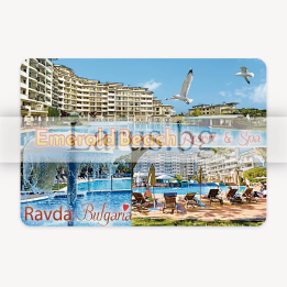 Wooden magnet Ravda - plaque