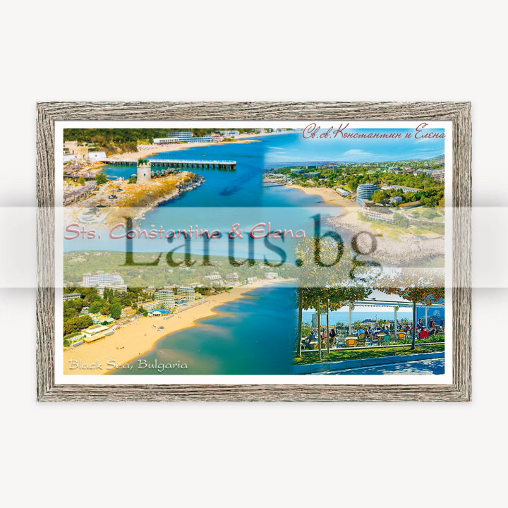 St. Constantine and Helena Postcard - Summer Souvenir