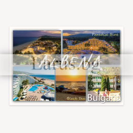 Postcard from Albena, Bulgaria - 15.7 x 10.7 cm