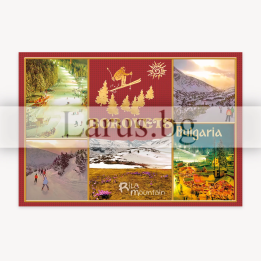 Borovets Postcard - Winter Collage from Rila Mountain