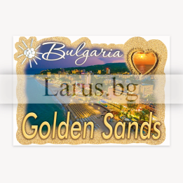 Golden Sands Postcard - Night View