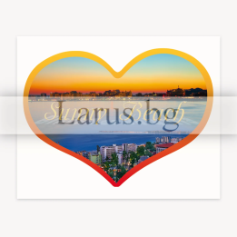 Sunny Beach Postcard - Sunset View