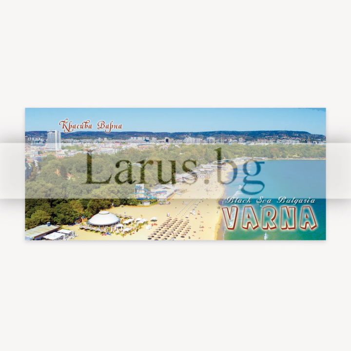 Wooden magnet Varna - plaque