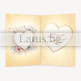 Luxury Wedding Greeting Card Newlyweds | PD-1023