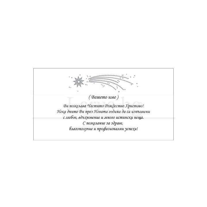 Коледно и новогодишно пожелание за фирми VO 08