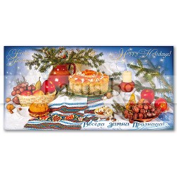 Зимна единична картичка 0281